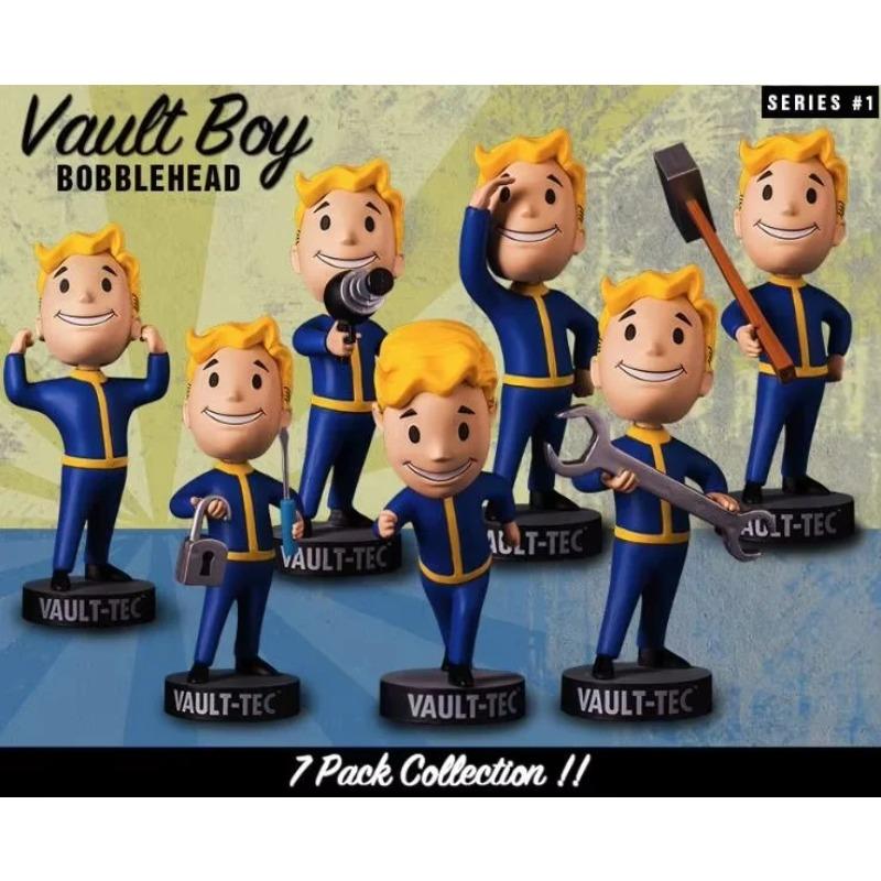 Милая фигурка Vault Boy с качающейся головой, полный набор, игрушки для детей и взрослых, подарок на день рождения ребенка, праздничный подарок, подходит для офиса, дома, школы, путешествий