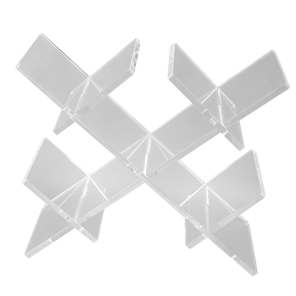 Винная стойка, решетчатая, отдельно стоящая, держатель для 5 бутылок вина, прозрачная акриловая, настольная, винная