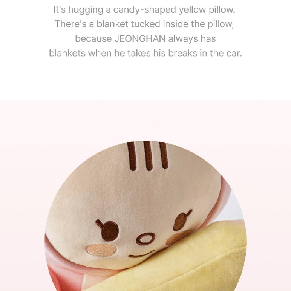 Seventeen SVT [JEONGHAN] Плюшевый торам и комплект одеяла