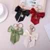 Брелок с большим бантом из ленты, подарки для женщин, сумка, кулон, держатель для ключей от машины, ювелирные изделия, романтический шарм, украшение, сладкий бант, брелок