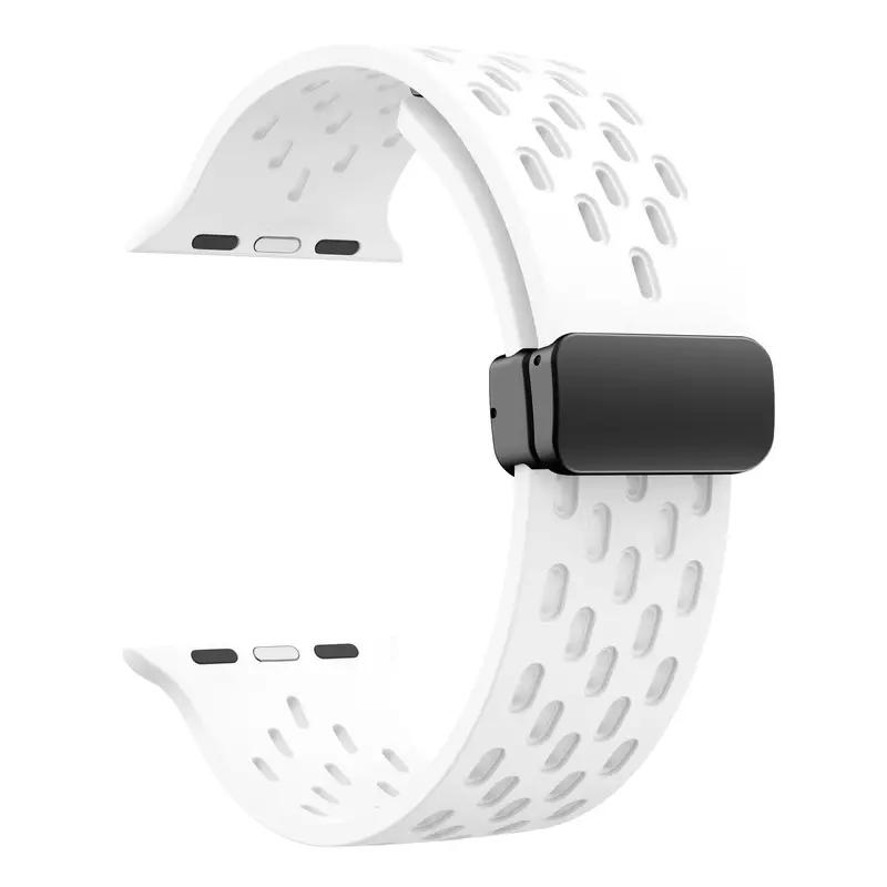 Силиконовый ремешок для Apple Watch band 49мм 45мм 44мм 42мм 46мм 40мм 41мм Браслет Correa iWatch Series 11 9 8 10 SE 7 6 5 Ultra 2