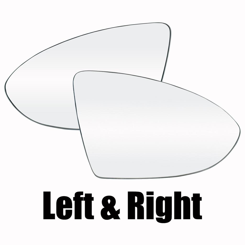 Для VW Golf Mk7 2013-2017 левое и правое зеркало с подогревом, стекло, широкий угол заднего вида, автомобильные аксессуары, водитель, пассажир