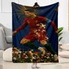 Cristiano Ronaldo Blanket Comfortable Great For Sofa Picnics Livingroom Four Seasons Multipurpose Playful Design