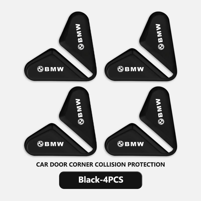 2/4pcs Car Door Corner Protective Anti-collision Guard Covers For BMW Performance X1 M3 M6 F01 F02 E34 E36 E60 F10 F20 X6