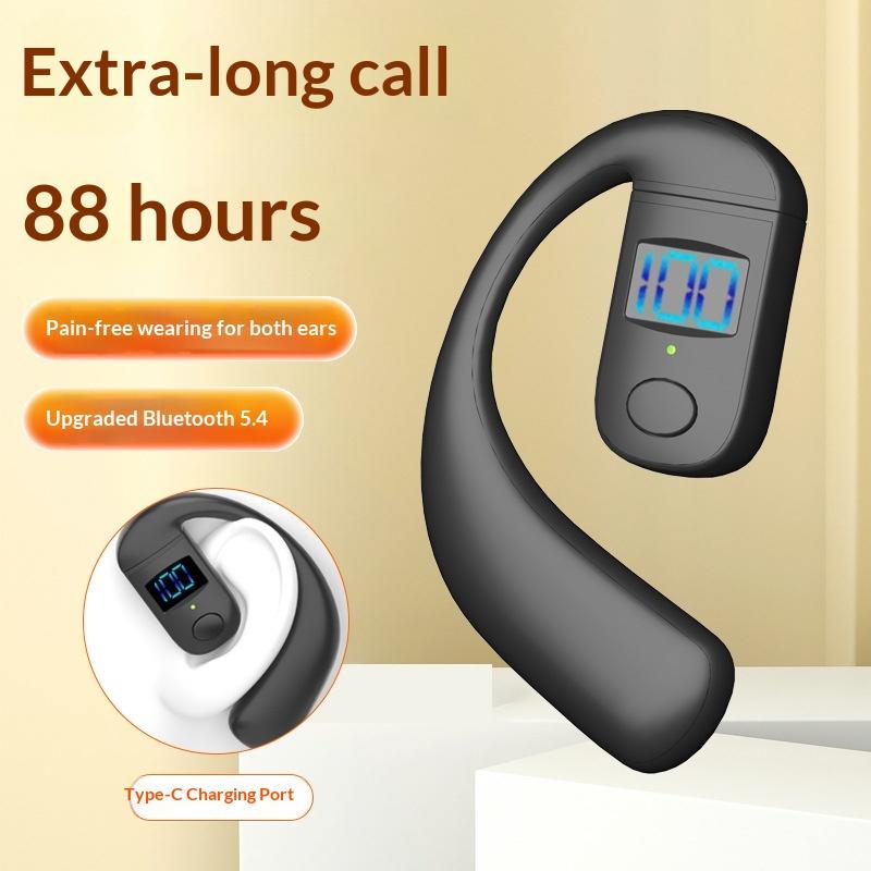 Беспроводные Bluetooth-наушники для бега Bt5.4 Поворотный ушной крючок 180° Ушная гарнитура для Vivo Huawei Oppo Xiaomi
