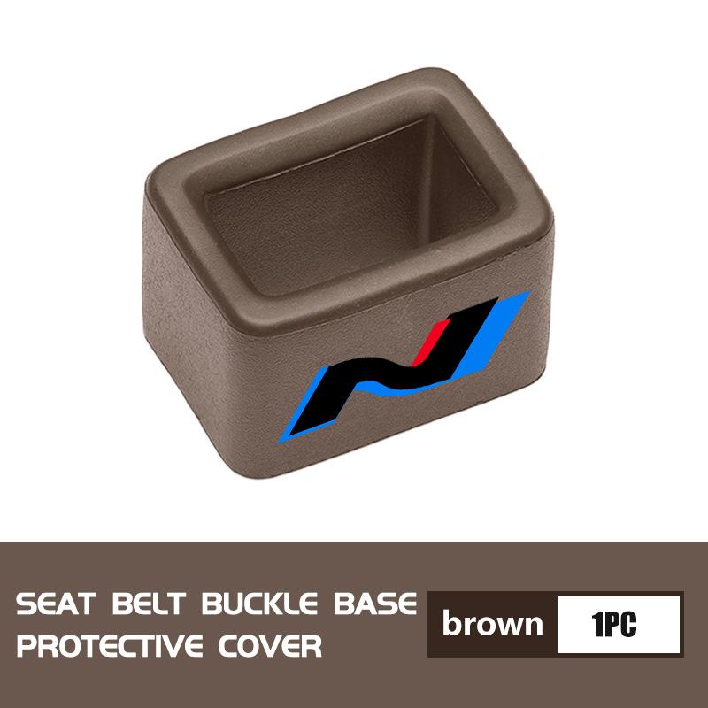 For Hyundai Car Styling Seat Belt Buckle Anti-scratch Protector Cover Auto Accessories i10 i20 i30 i40 ix20 ix35 ix55 Venue PP16