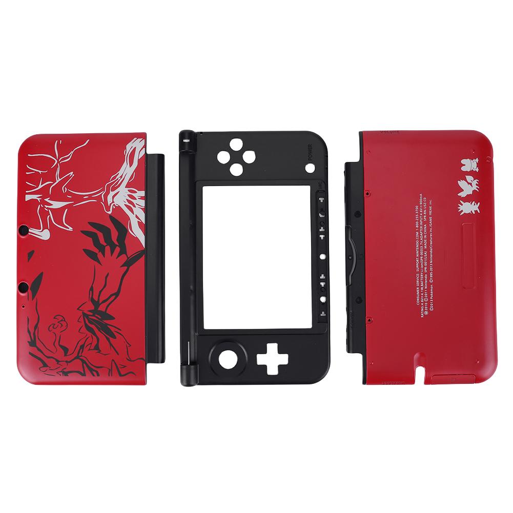 Для 3DS XL передняя задняя лицевая панель пластиковая верхняя