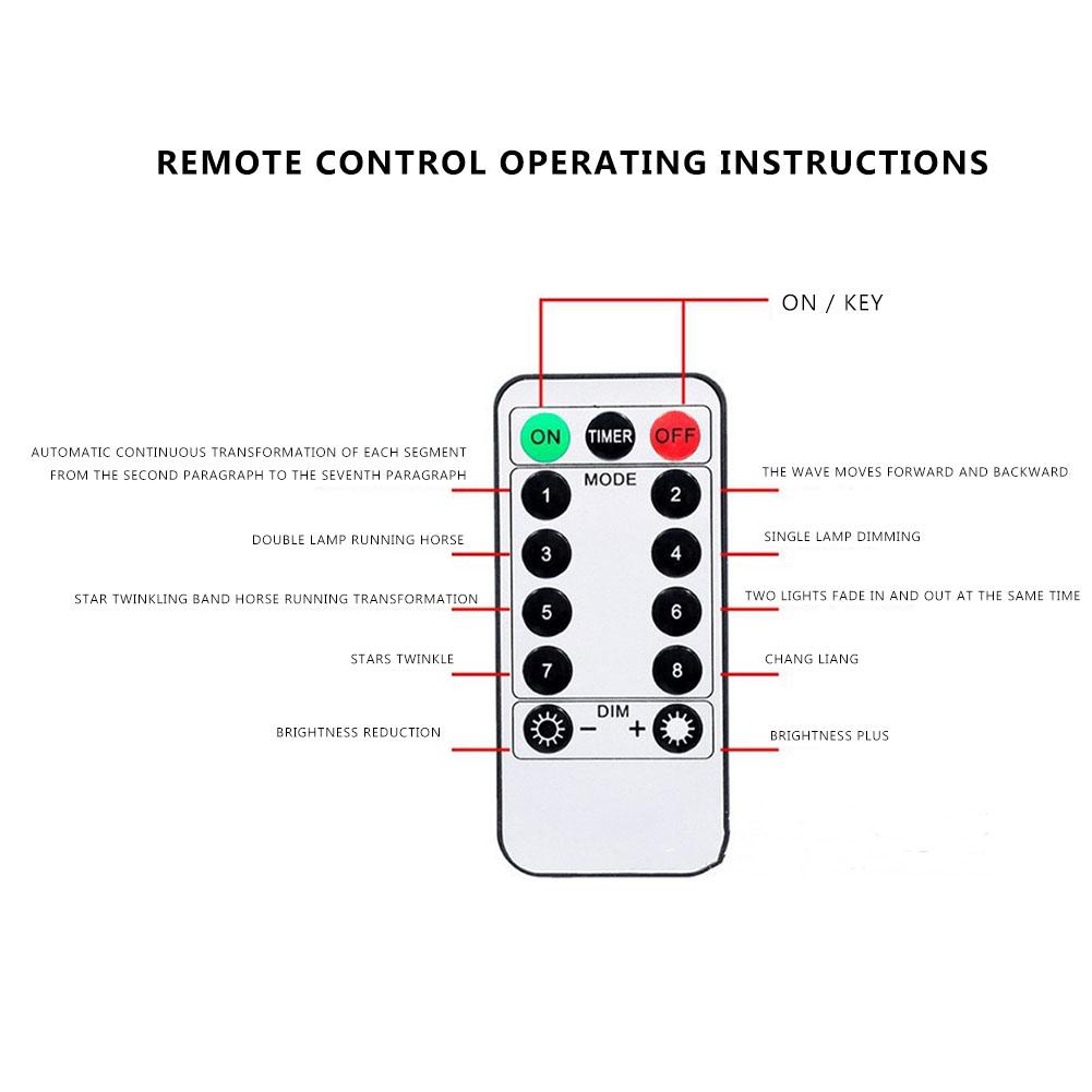 5V Светодиодная лента Пульт дистанционного управления Контроллер светодиодной ленты Подходит для 100LED/200LED светодиодной ленты Пульт дистанционного управления для праздничной вечеринки