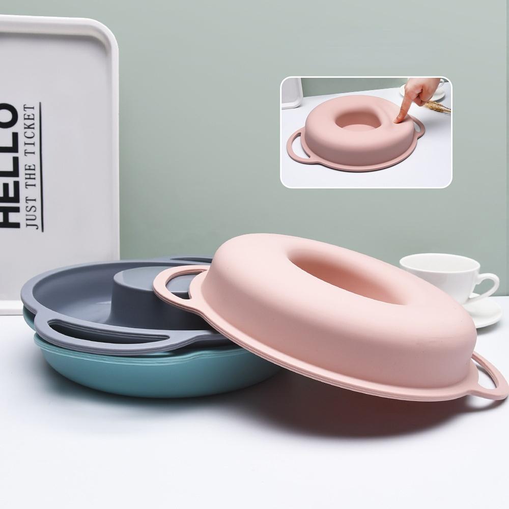 Полую круглую форму для торта можно повесить, легко чистить и легко снимать с формы. Силиконовая форма для торта.