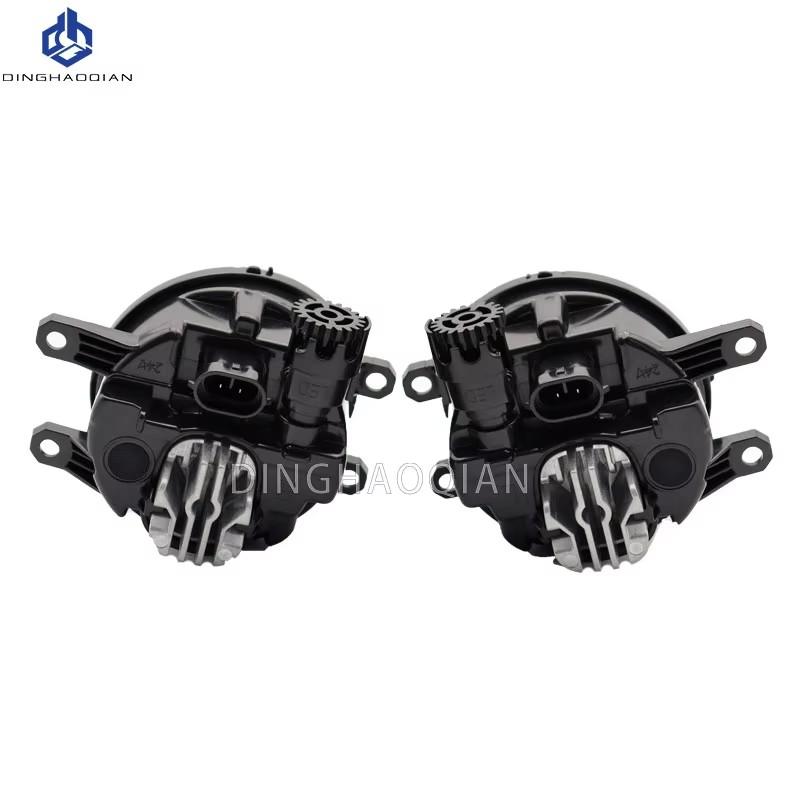 1 пара Светодиодные противотуманные фары переднего бампера автомобиля Прозрачная сборка Лампа для вождения Противотуманная фара Для Toyota Prado FJ150 LC150 2014 2015 2016 2017