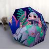 1pc Robot Garden Automatic Open/Close Umbrella, Portable Folding Umbrella for Travel, Themed Events, It is suitable as a gift for various festivals, O
