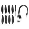 2.52in Drone Paddles Lightweight Drone Props Low Noise Propellers Replacement for Mini Series for