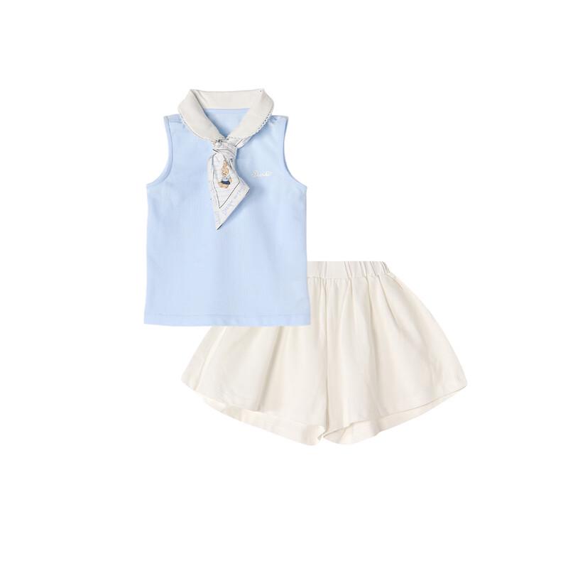 Desa Girls' 2026 Summer Ballet Scarf Sportswear Set