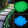 10pcs Luminous Pebbles Big 4.5cm Stone Ornaments Garden Decoration Gravel Courtyard, Fish Tank Glow In Dark Pebbles