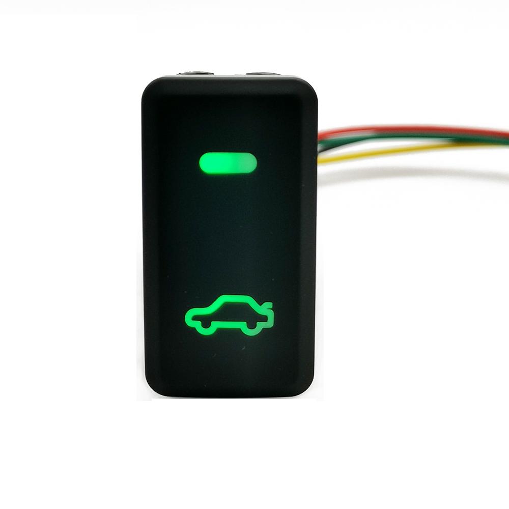 1PC Car LED Light Fan Music Horn Garage Trunk ABS Traction Control Button Switch For Toyota FJ Land Cruiser Prado 120 LC100