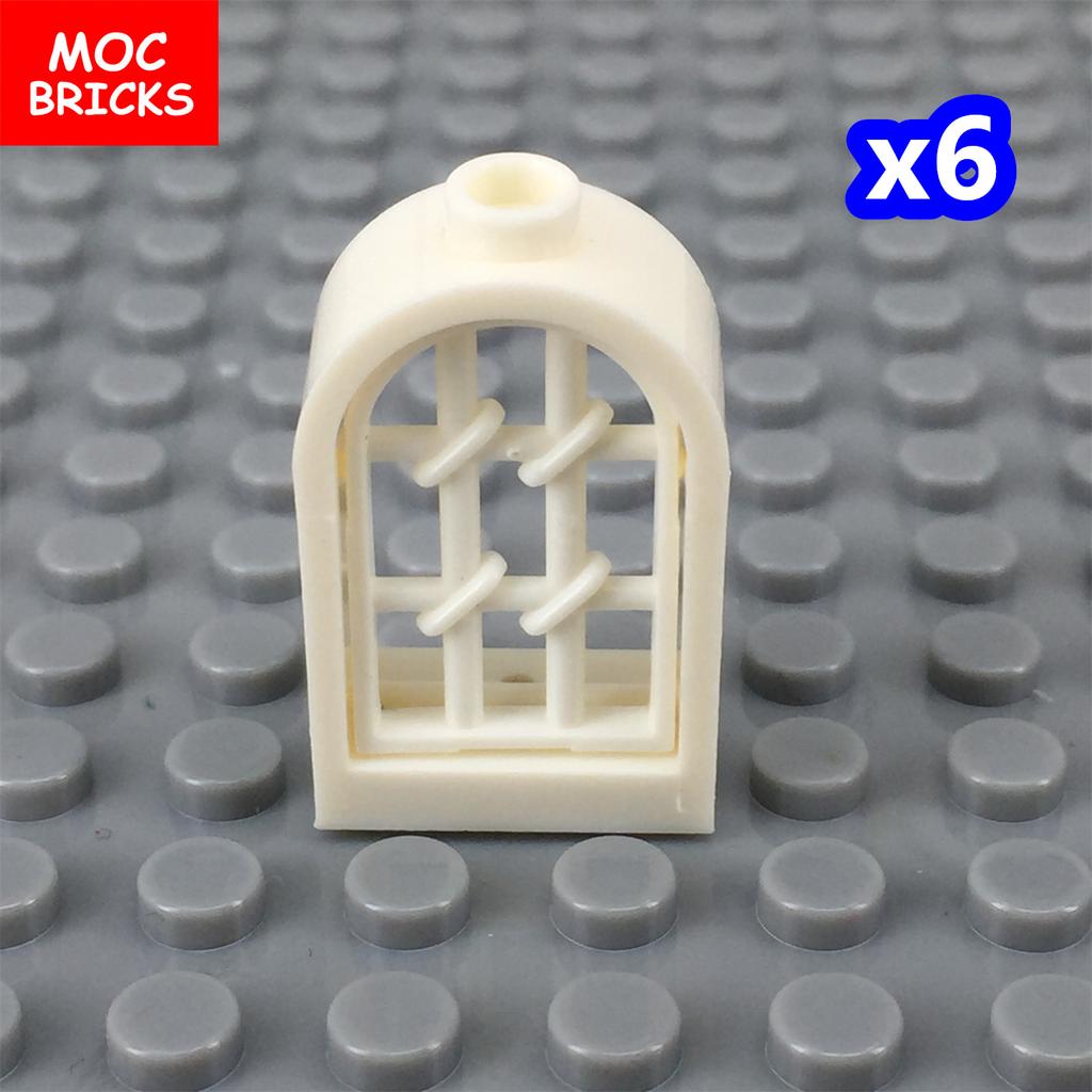 MOC Кубики Городской Дом Окно 1x2x3 1x2x2 30044 60607 Образовательные Собранные Строительные Блоки Модель Архитектура Детские Игрушки
