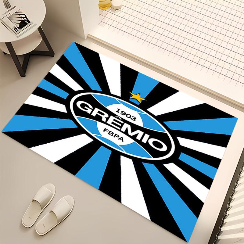 1pc Grêmio logo Print Area Rug - Soft, Washable Non-Slip Indoor Mat, Living Room, Home Office Decorative Rug,Office Decorative
