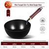 20cm Hand-Forged Hammered Wok – Uncoated Mini Pan