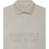 Fear of God Essentials FW22 Лонгслив Поло Дымный Принт Буквами Женское Поло Серое FOG-FW22-107