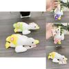 Delightful Mini Plush Goose Doll Keychain Soft Colorful Accessories For Kids