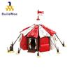 Buildmoc Ideas Средневековая палатка викингов Замок Строительные блоки Игрушки для детей Рождественские детские подарки 655 шт.