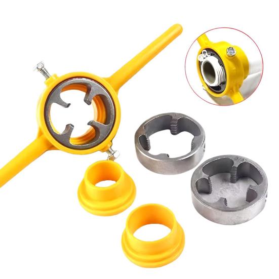 Pipe Threader Plumbing Tool Kit T-Shaped Handle Design Easy To Use Wide Application