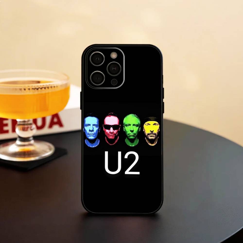 BAND U-U2 Phone Case Silicone Soft For IPhone 17 16 15 14 13 12 11 X XR Plus Pro Max Plus