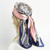 90 * 90cm New Silk Scarf Women'S Spring And Summer Decorative Scarf Sunscreen Travel Shawl Autumn And Winter Scarf Thin Edition