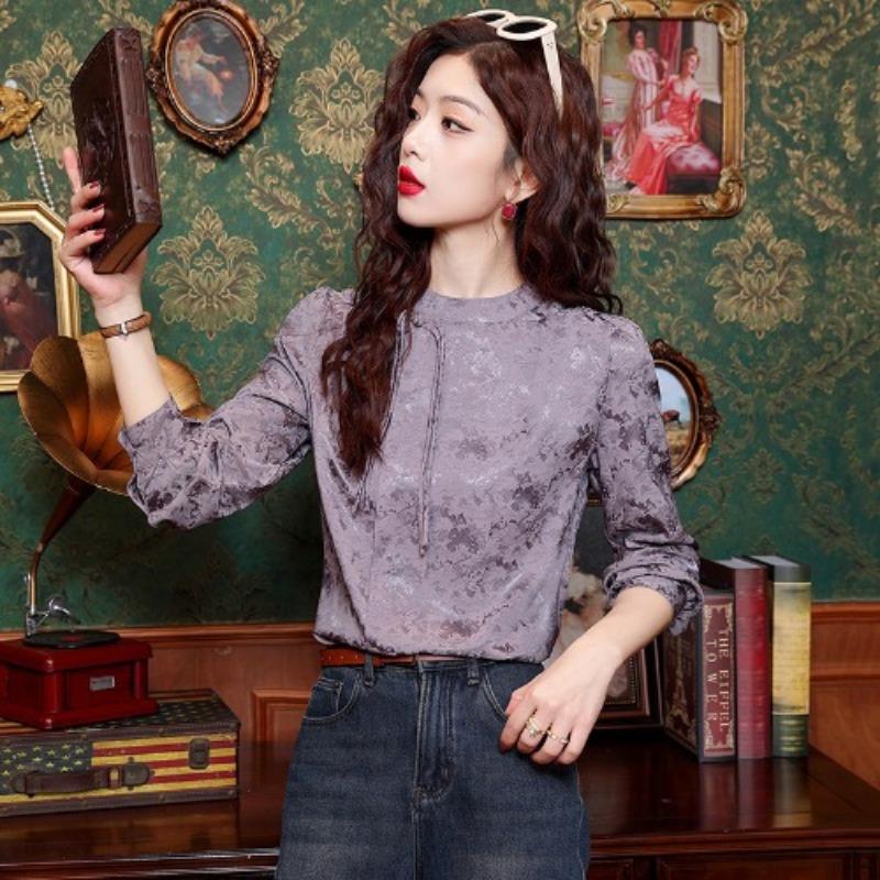 Новая женская рубашка в китайском стиле с длинными рукавами, модная рубашка ханьфу в стиле National Trend с пуговицами