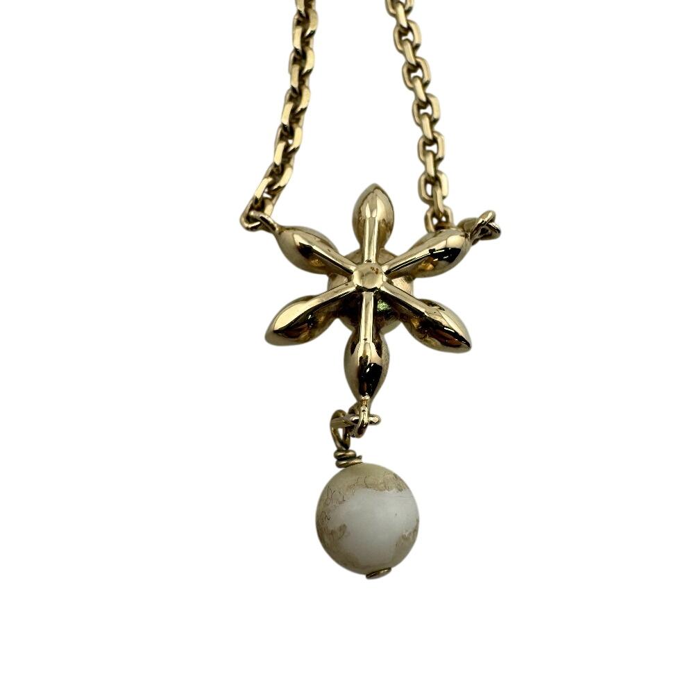 Dior Flower motif Gold Plated Dior in Bloom Necklace gold Gold Plated Used