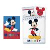 Mickey Disney - Duvet Set 140 X 200 Cm + Pillowcase + Plaid 100 X 140 Cm.