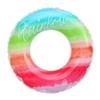Надувной круг HappyHome Радуга для детей, Унисекс, Сверкающий радужный дизайн, для мальчиков и девочек (#90)