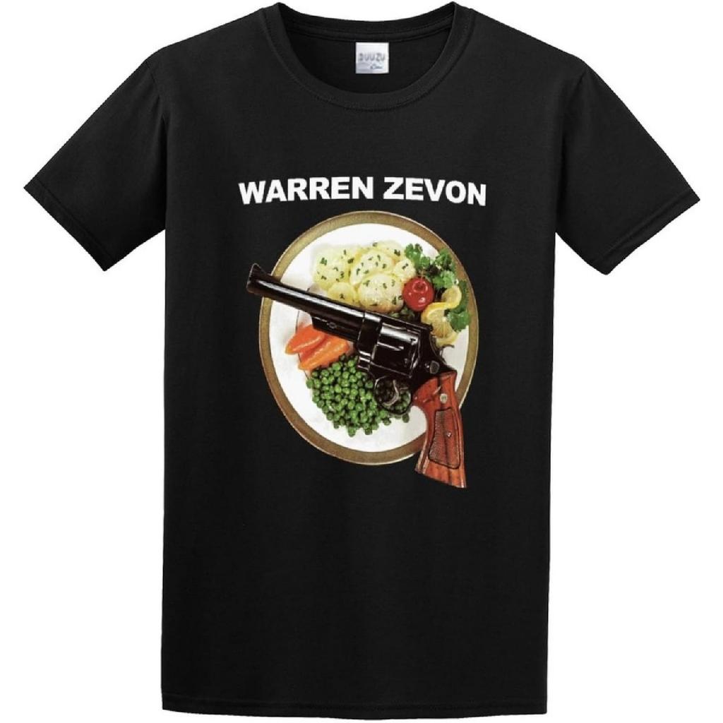 Warren Zevon 3 Body Sculpting Crazy Camping Printing Keep Warm T-Shirt Black
