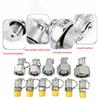 63MPa Hydraulic Pipeline Pressure Measuring Joint British Metric American Connection Pressure Gauge Special Hose Excavator Acces