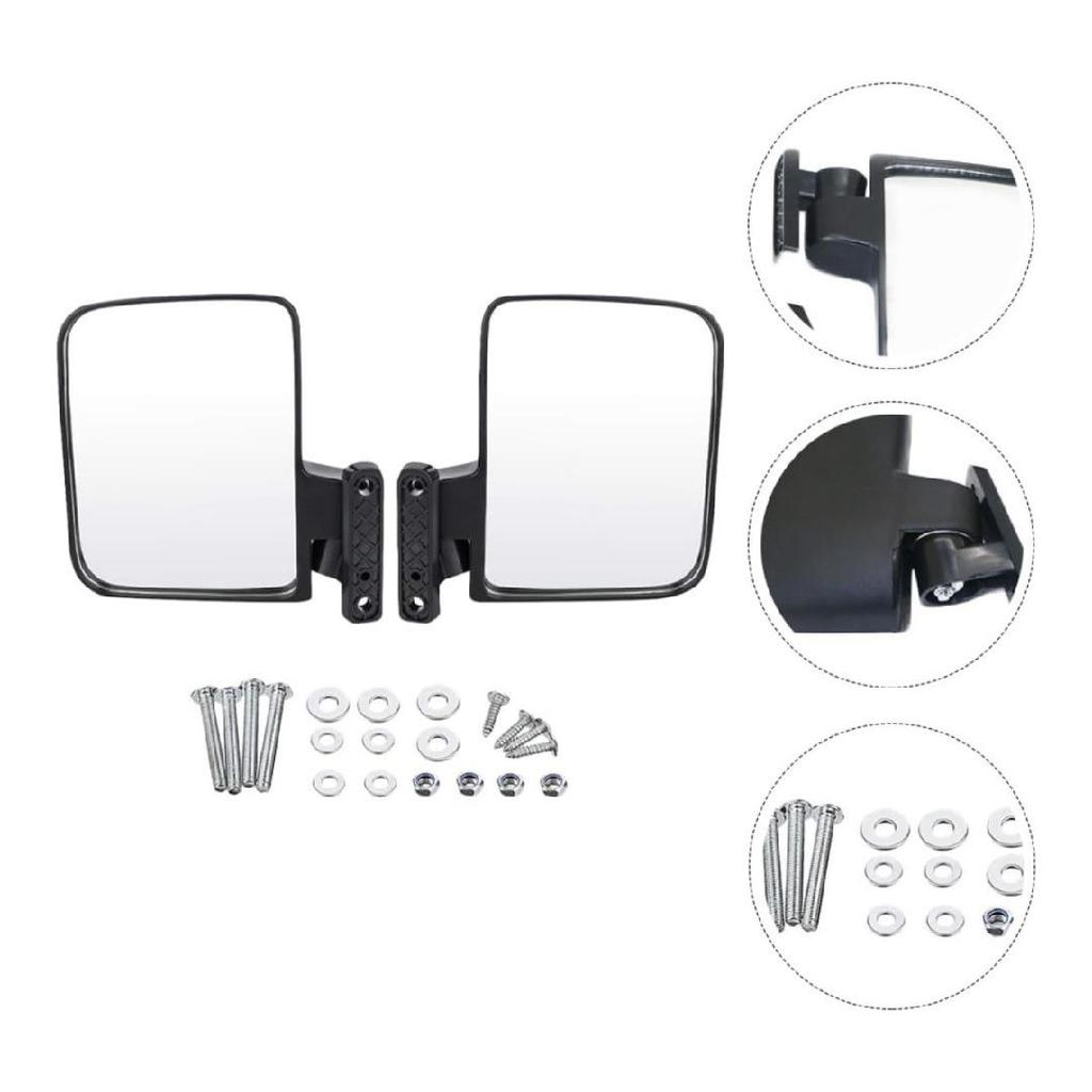 Магнитное зеркало заднего вида для тракторов, гольф-каров, полевой техники и вилочных погрузчиков