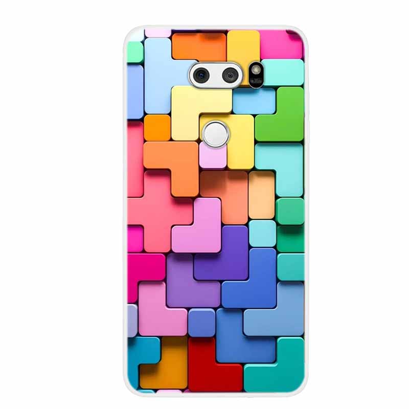 For LG V30 Cases v30 Plus V50s Clear Soft TPU Silicone Phone Cases For LG V50S Thinq / G8X Thinq Back Cover For LGV30 V 30 V 50S