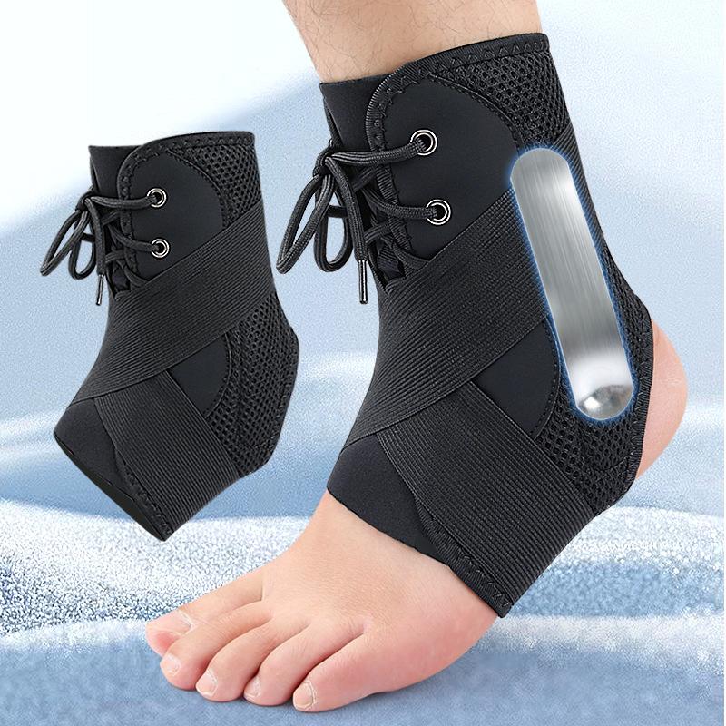 Breathable Lace-up Ankle-foot Brace Inversion/eversion Stabilizer Ankle Support Sports Protector Splint Polyester Fiber Adult