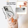Universal Magnetic Phone Holder For iPhone 15 14 13 12 Xiaomi Samsung Stand Grip Finger Ring Car For Magsafe Hand Strap Bracket