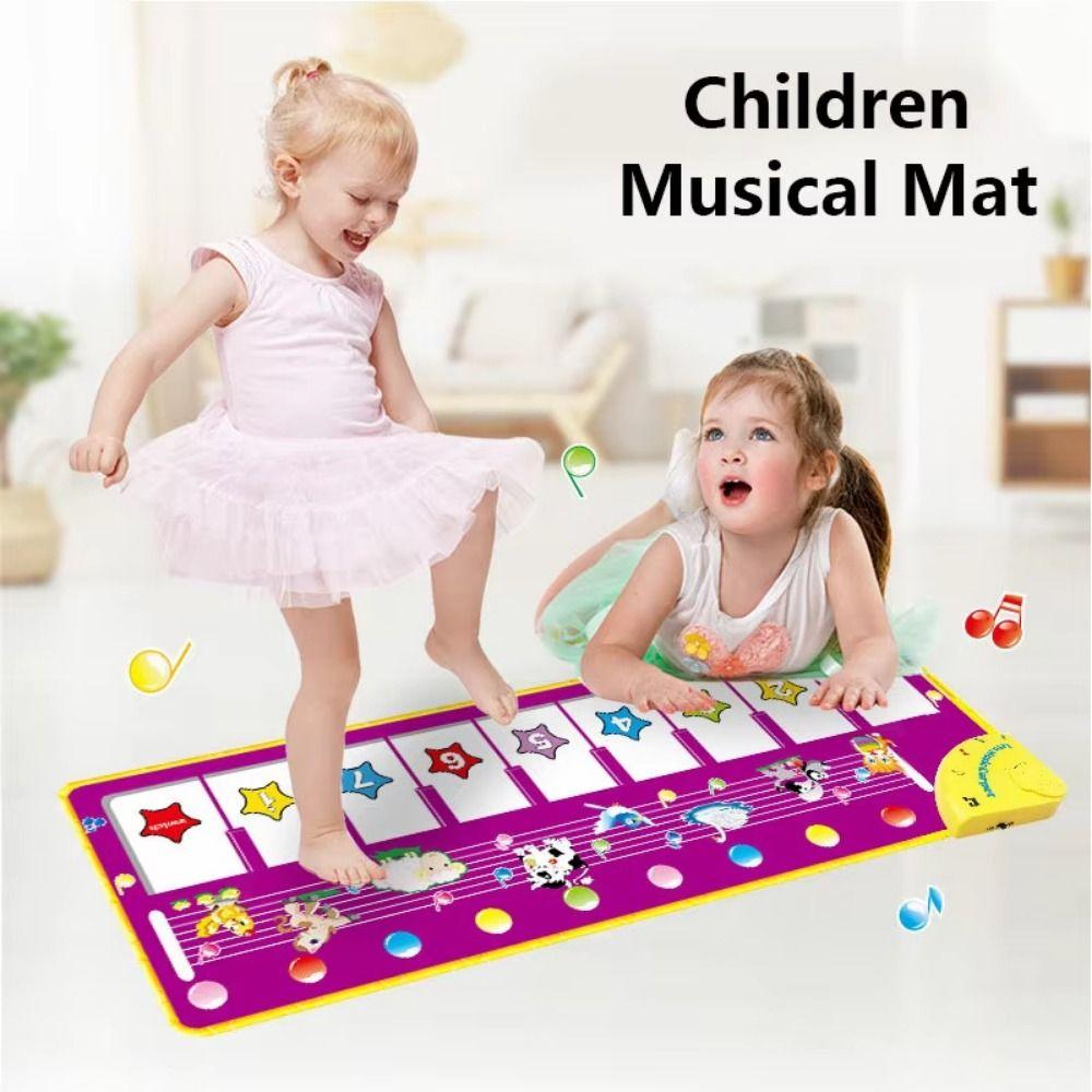 Learning Music Floor Keyboard Dance Mat Multifunctional Electronic Musical Toys  Girls/Boys