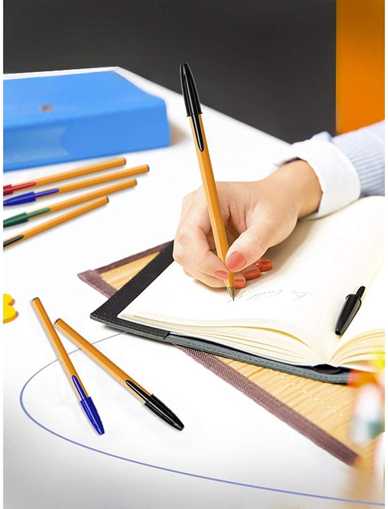 BIC BIC Ballpoint Pen Orange Black 50 Pieces for Office Use Commercial Ballpoint Pen Oil-based 0.7mm [item]