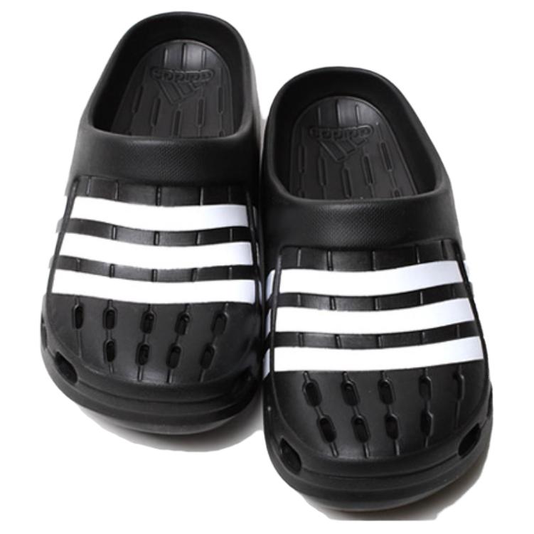 Adidas Durmo Clog Comfortable Versatile Anti-Wear Non-Slip Closed-Toe Slippers Unisex Footwear Black G62033