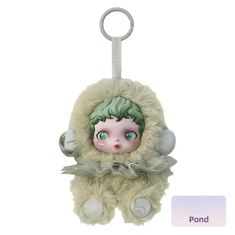 SKULLPANDA Light Weaving Garden Series SP Второе поколение Плюшевый кулон Сюрприз-бокс с виниловым лицом, высококачественный плюш