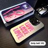 Чехол для телефона с буквой Love Art для iPhone 17 16 15 14 13 12 11 Pro Max Air Цветной Матовый Лазерный Аврора Ударопрочный Чехол для Телефона