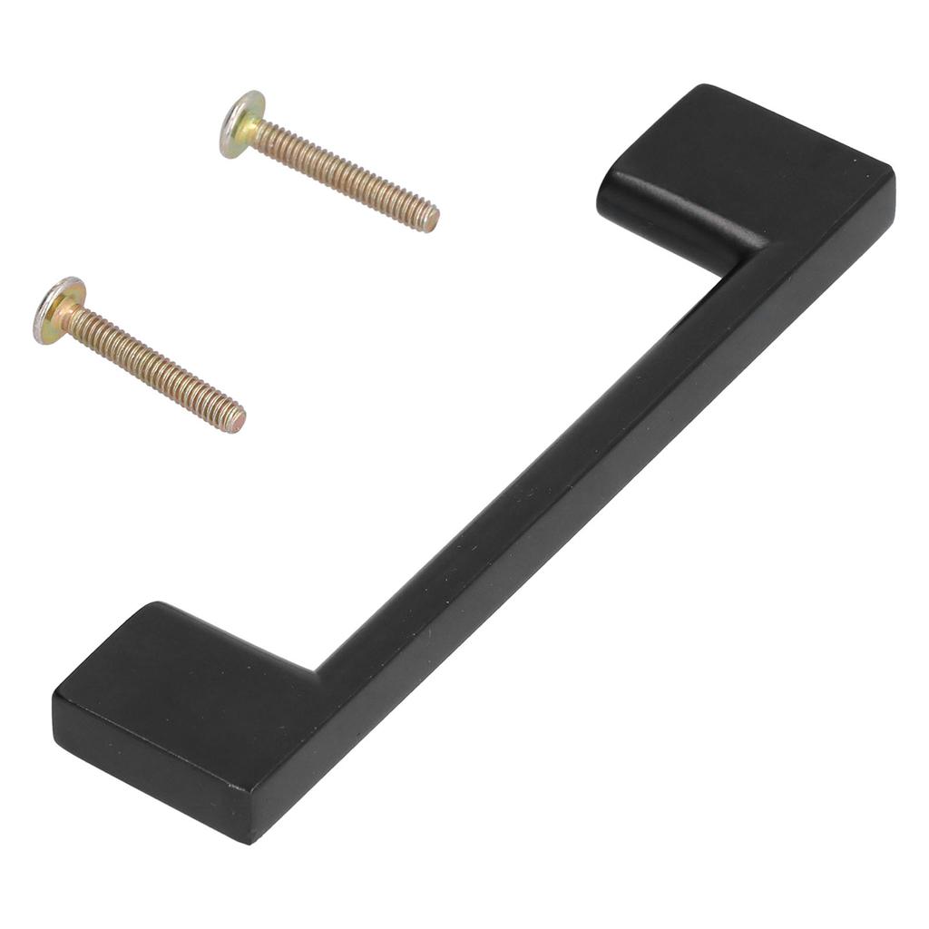 Black Door Handle Zinc Alloy Hardware Pull for Cabinet Door Wardrobe Furniture Home126mm