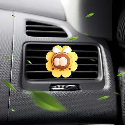Освежитель воздуха для автомобиля, зажим для вентиляционного отверстия, освежитель воздуха для автомобиля, зажим для розетки духов, таблетки для ароматерапии, стойкий аромат, дизайн с изображением животных из мультфильмов