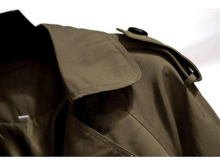 Женский весенний тренч в корейском стиле 2024: Маленькая средней длины, высококачественная верхняя одежда в британском стиле