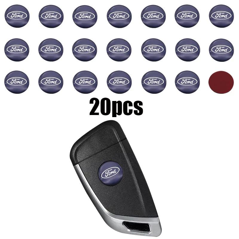 Car Hot sale Ford 14mm 3D Aluminum Car Logo Key Fob Decoration Emblem Auto Key Badge Sticker Accessories GMSBD1