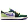 Кроссовки унисекс Air Jordan 1 Retro Low OG Doernbecher 2023 Green Gorge-Green Court-Purple FD9665-351