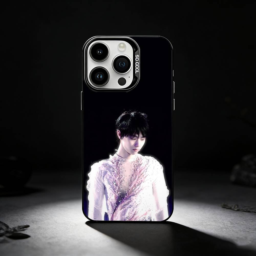 4A Jump L-Legend Hanyu Yuzuru Phone Case For iPhone 17,16,15,14,13,12,11 Plus,Pro Max,XS,Colored silver phone case