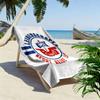 FC Hansa Print Beach Towel, Large Soft Quick Dry Towel for Beach Camping Swimming